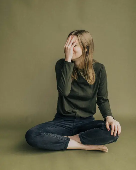Calm young person receiving hypnotherapy support for tics